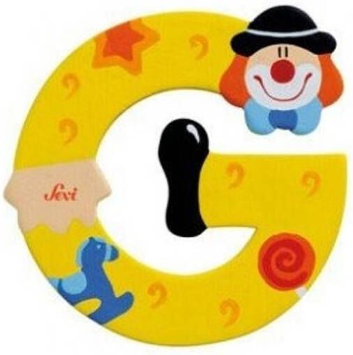 Sevi  Clown Letter G Kleurrijk