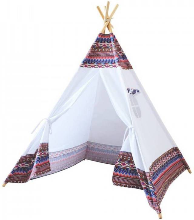 Sunny Tipi tent Alba crèmewit C052.101.00 Woodywoodtoys.nl Sunny Tipi tent Alba crèmewit C052.101.00 | vidaXL.nl