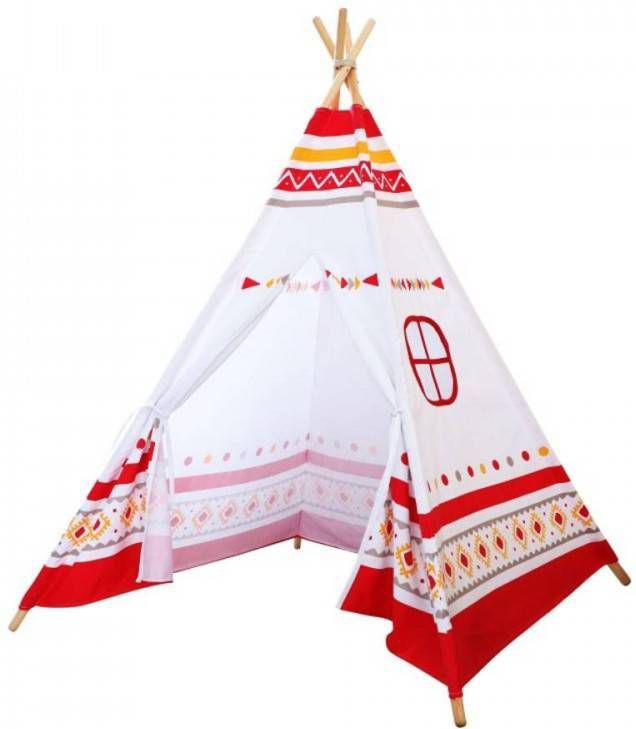 Sunny Tipi tent Alba crèmewit C052.101.00 Woodywoodtoys.nl Sunny Tipi tent Alba crèmewit C052.101.00 | vidaXL.nl