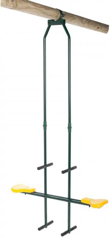 Swing King duoschommel 99 x 23, 5 cm hoogte 250 270 cm groen/geel online kopen