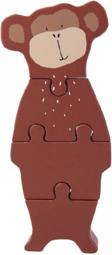 TRIXIE Baby Accessoires Wooden body puzzle Mr. Monkey Bruin online kopen