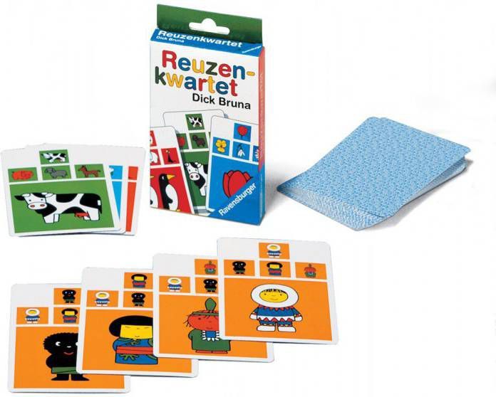 Ravensburger Dick Bruna Reuzenkwartet kinderspel