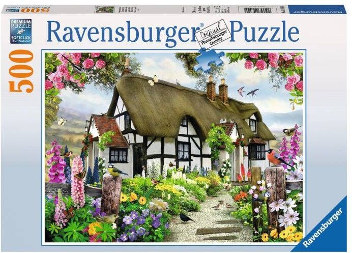 Ravensburger Puzzel Idyllische Cottage 500 Stukjes