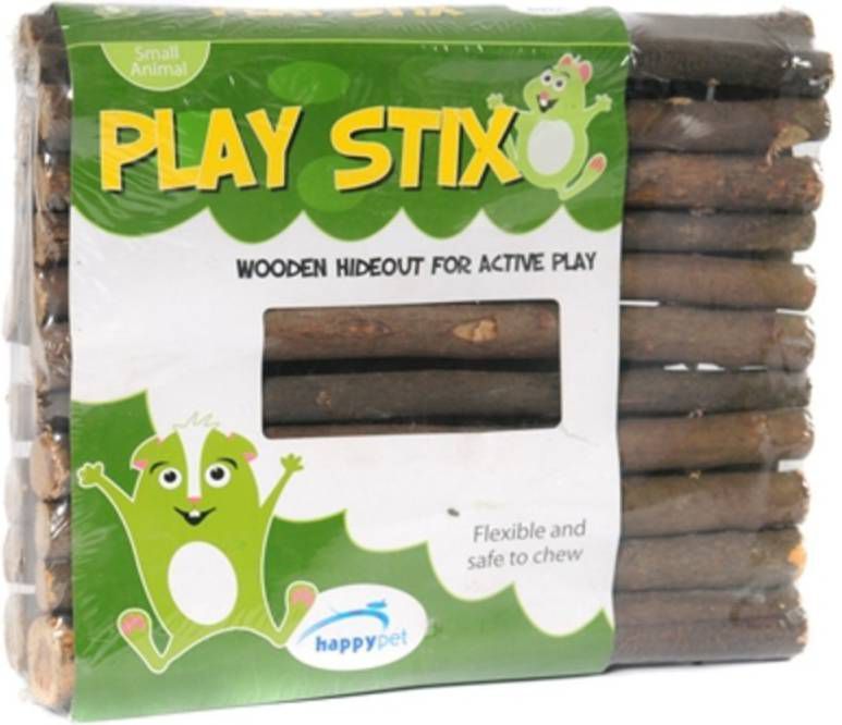 Happy Pet Play Stix Wilgenbrug Houtkleur Speelgoed 46x30 cm