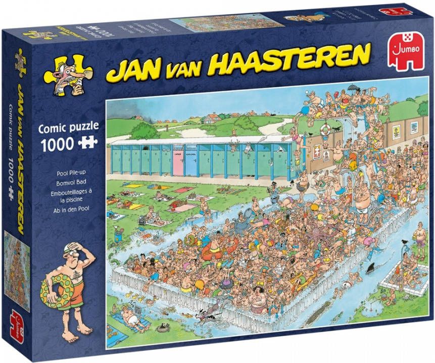 Jumbo Puzzel Jan Van Haasteren Bomvol Bad(1000 Stukjes )