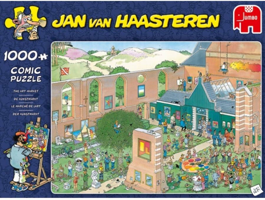 Jan van Haasteren de Kunstmarkt legpuzzel 1000 stukjes
