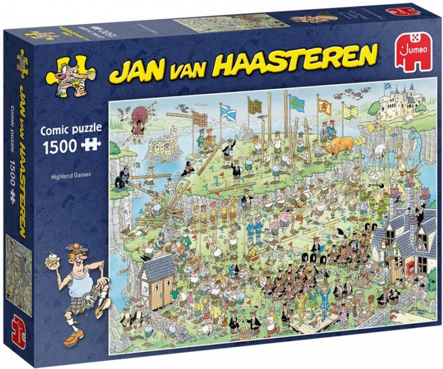 Jumbo Jan van Haasteren Highland Games legpuzzel 1500 stukjes