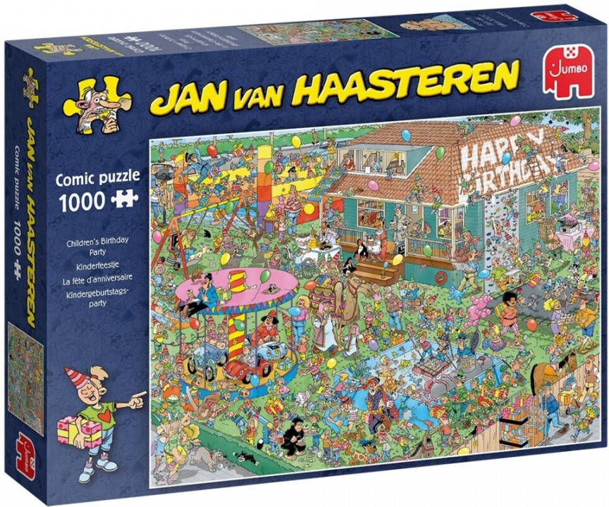 Jumbo Jan Van Haasteren Puzzel Verjaardagsfeestje Voor Kinderen 1000st