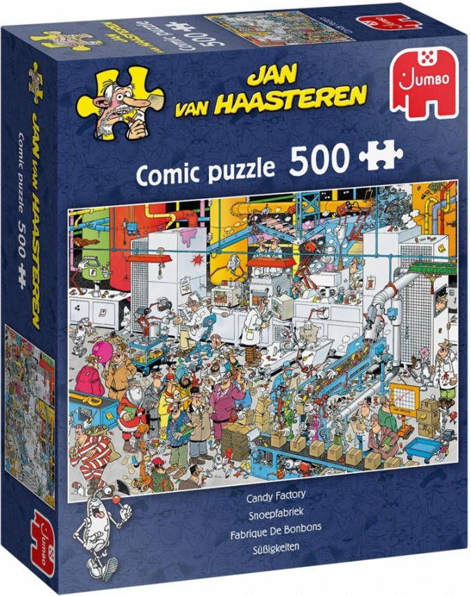 Jumbo Jan Van Haasteren Puzzel Snoepfabriek 500 Stukjes