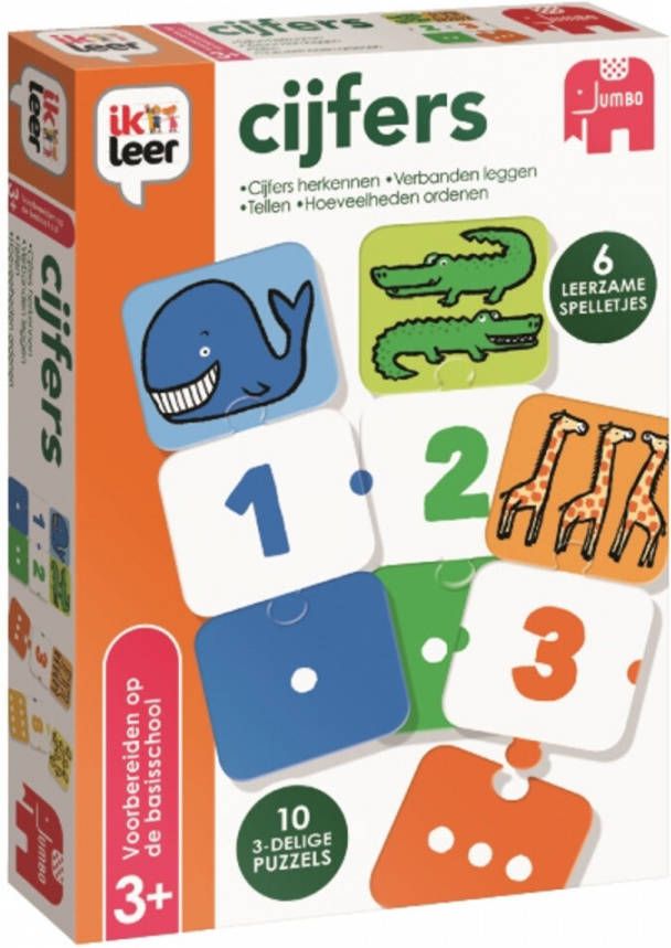 Jumbo Ik Leer Cijfers Met 10 3 delige Puzzels