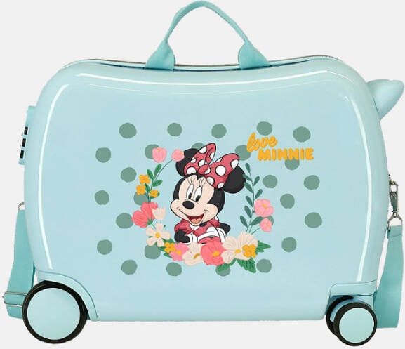 Disney Rolling Suitcase 4 Wheels Minnie Golden Days Light Green