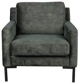 Dutchbone Fauteuil Houda Antraciet 85 x 83 x 87