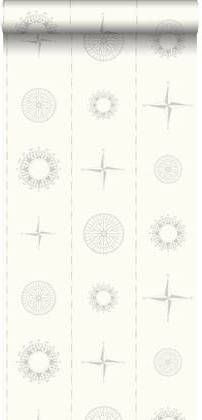 Esta Home ESTAhome behang windrozen zilver 136424 53 cm x 10, 05