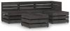 VIDAXL 5 delige Loungeset grijs ge&#xEF, mpregneerd grenenhout online kopen