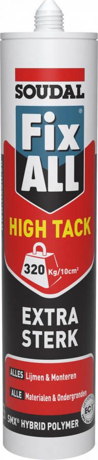 Soudal 153984 Montagelijm Fix All High Tack KOMO 290ml