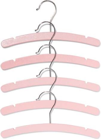 HEMA 5 pak Baby Kledinghangers(roze )