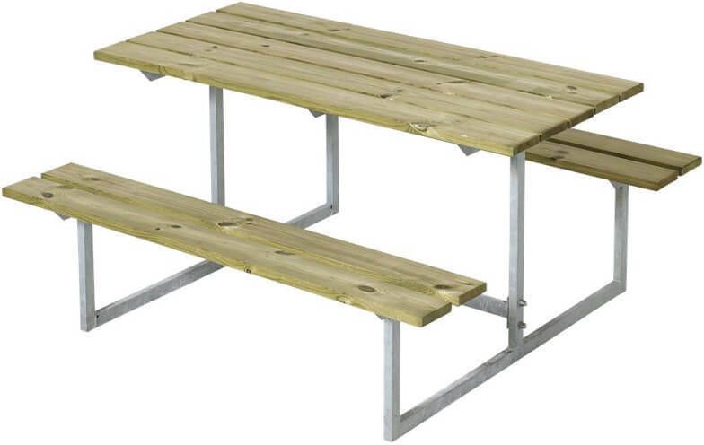 Plus Danmark Kinderpicknicktafel vuren geimpregneerd | Basic 110 x 110 x 57 cm(B x L x H )