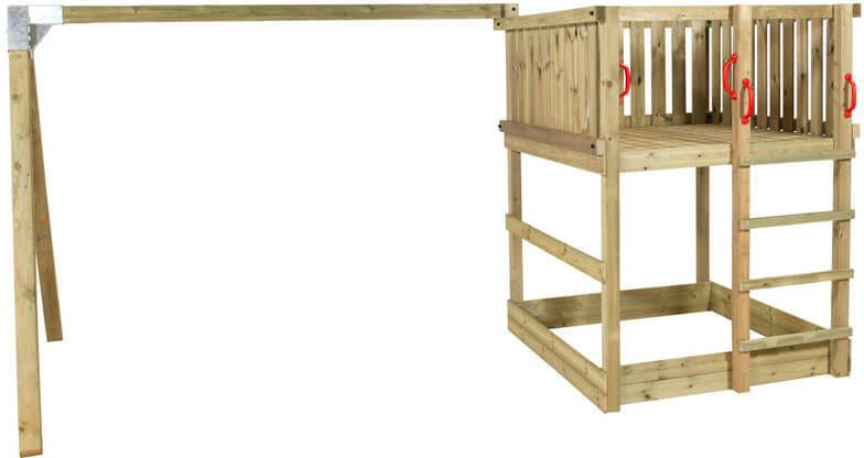 Plus Danmark Speeltoren vuren geimpregneerd | met zandbak en schommelframe