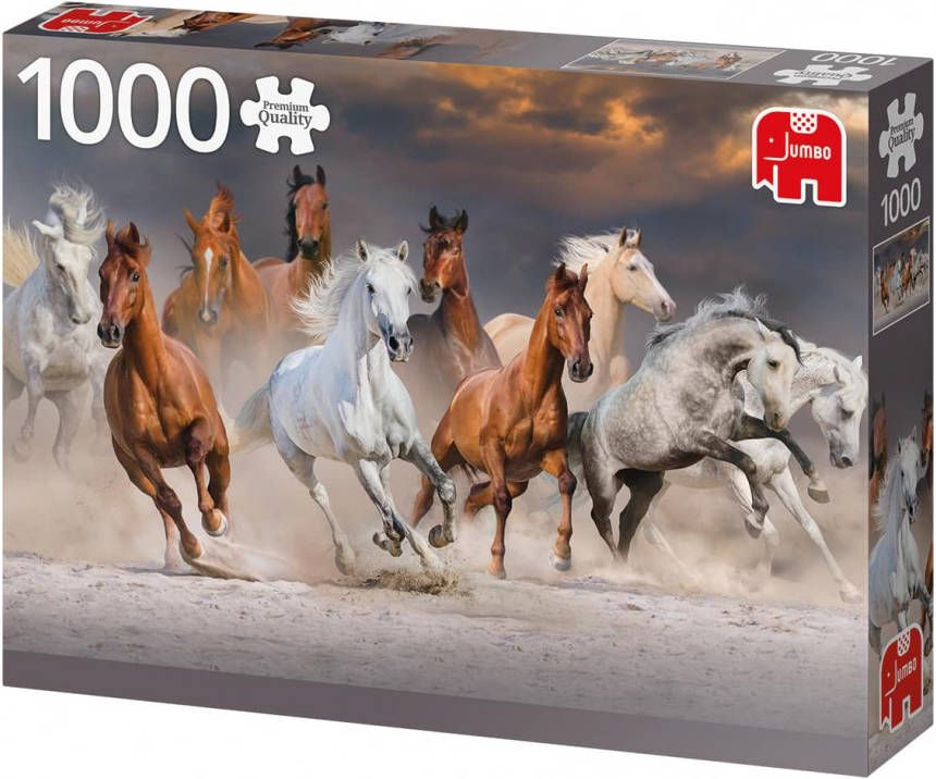 Jumbo PC Desert Horses legpuzzel 1000 stukjes