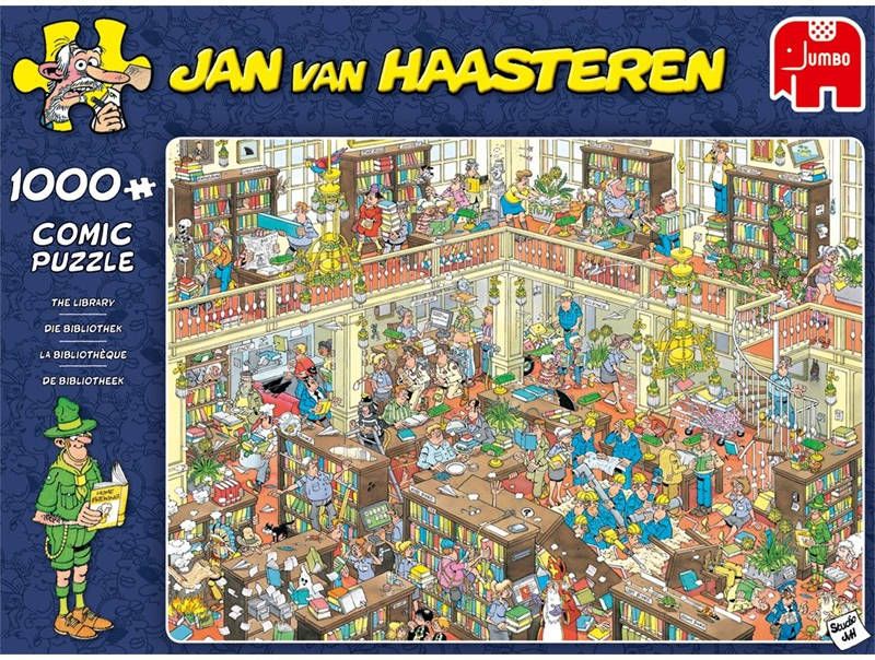 Jumbo Jan Van Haasteren Puzzel De Bibliotheek 1000 Stukjes