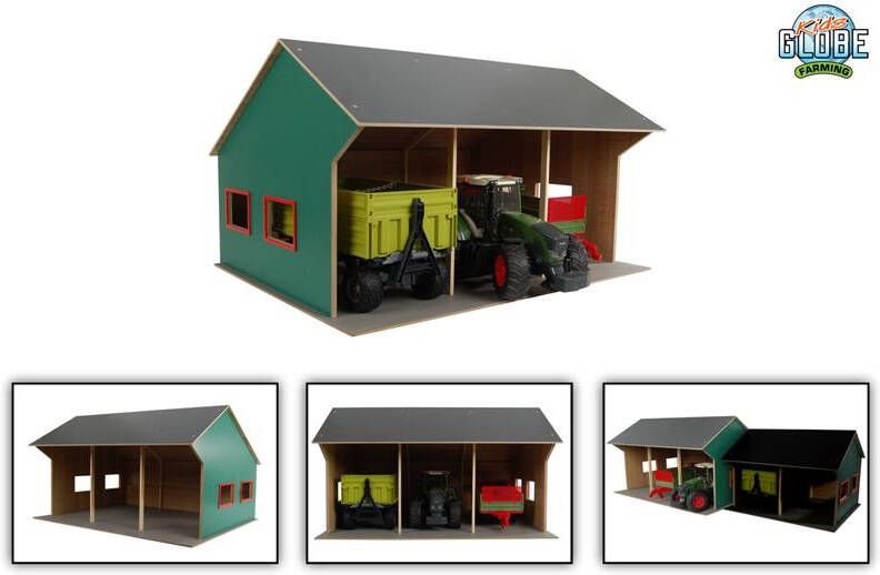 Kids Globe Landbouwloods Voor 3 Voertuigen 1 16 55, 5x75, 5x43cm