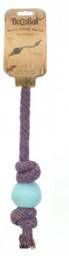 BecoPets Beco Ball on Rope Small Blauw