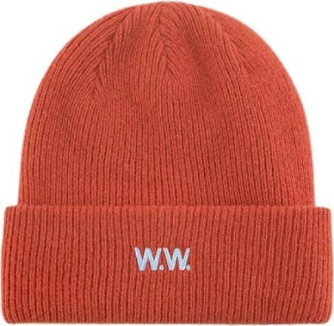 Wood Cap 12130811 9969 , Oranje, Unisex