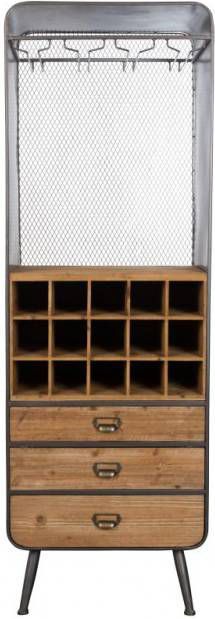 Dutchbone Wijnkast Vino 170 x 56 x 38