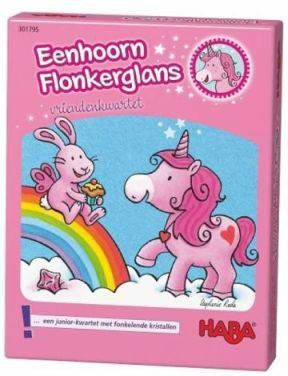 Haba Kwartetspel Eenhoorn Flonkerglans Vrienden kwartet
