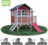 EXIT Toys Exit Loft 350 Speelhuisje Met Glijbaan Rood online kopen