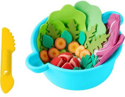 Haba Speelgoedeten Slamix 16 Cm Vilt/polyester Blauw 30 delig