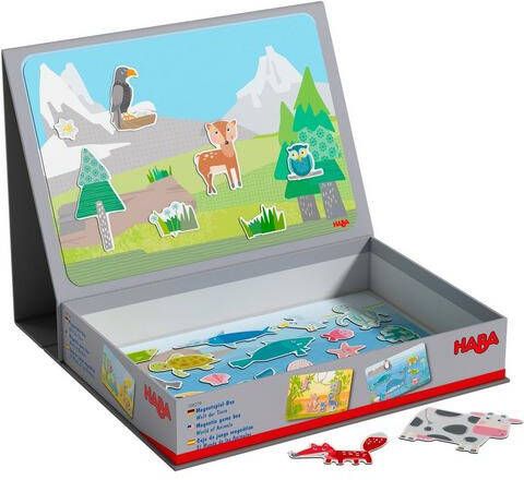 Haba Spel Magneetspel box, wereld van de dieren