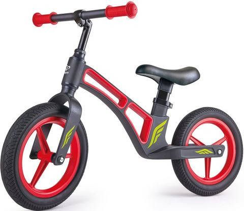 Hape Loopfiets Mijn eerste loopfiets, zwart & rood Frame en velgen van magnesiumlegering