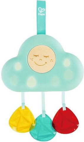 Hape Mobile Muzikaal wolkenlicht met 8 melodieën, hartslag en regengeluid