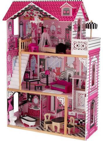 KidKraft ® Poppenhuis Amalia 3 verdiepingen, inclusief meubilair