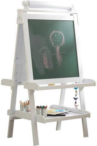 KidKraft ® Schoolbord met papierrol, aan beide kanten beschrijfbaar