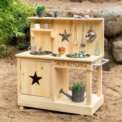 MUDDY BUDDY ® Outdoor speelkeukentje Adventurer Star BxLxH 40x80x90 cm