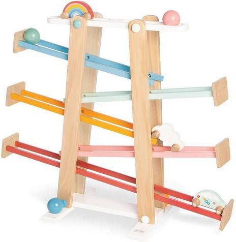 Pinolino ® Knikkerbaan Regenboog Kuno(8 delig )