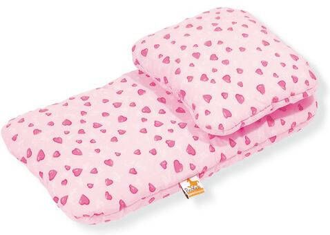 Pinolino ® Poppenbeddengoed Herzchen, rosa Gemaakt in Europa(set, 2 delig )