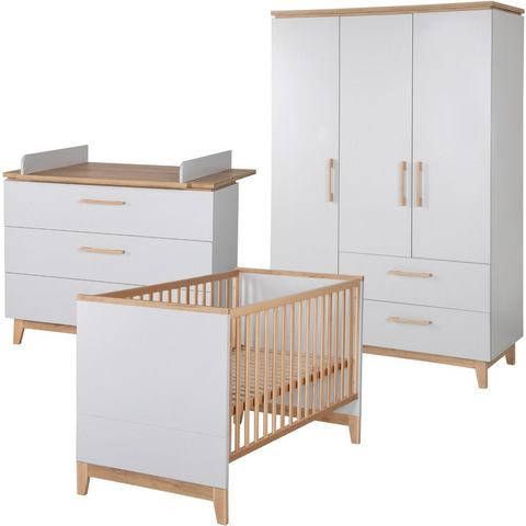 Roba ® Complete babykamerset CARO met kinderbed, kast en commode(set, 3 stuks )