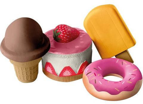 Roba ® Speellevensmiddelen Squishies set gebak & ijs