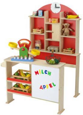 Winkeltjes online kopen? Vergelijk op Woodywoodtoys.nl Kidkraft supermarkt winkeltje | Houten speelgoed, Speelgoed