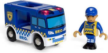 BRIO ®, WORLD politiewagen met licht en geluid 33825