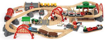 BRIO ®, WORLD Spoorwegset Deluxe 33052