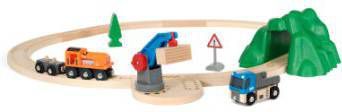 Brio ® WORLD Treinbaan Starterset Goederentrein met kraan