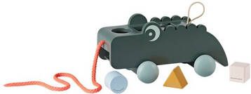 Done by Deer Baby Accessoires Pull Along Sorting Box Croco Groen