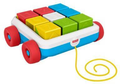 Fisher price Blokkenwagen 22 Cm 10 delig
