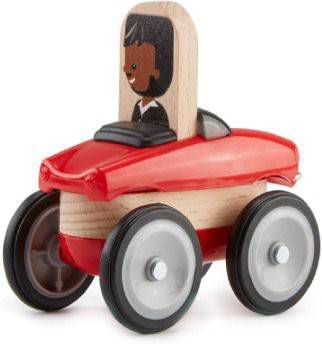 Fisher price Wonder Makers Auto 9 Cm Rood/blank 4 delig