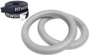 FITWOOD ULPU MINI turnringen, grijs zwarte banden