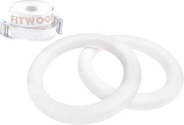 FITWOOD ULPU MINI turnringen, wit witte bandjes